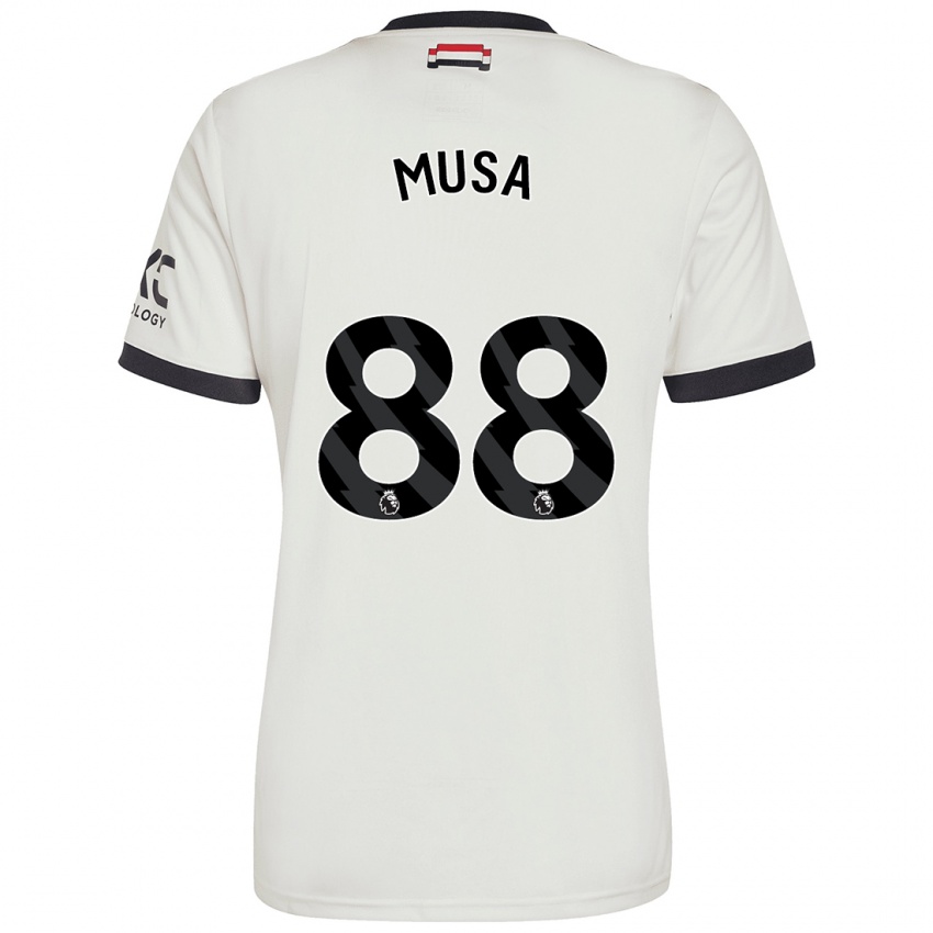 Hombre Camiseta Victor Musa #88 Blanquecino Equipación Tercera 2024/25 La Camisa México