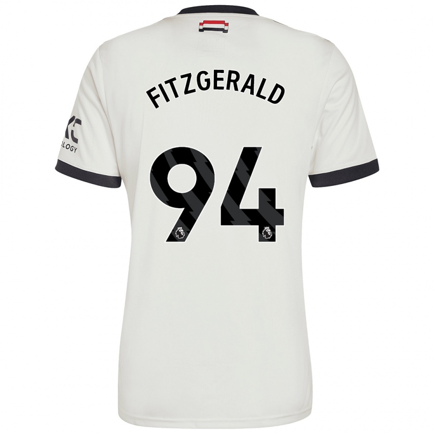 Hombre Camiseta Jayce Fitzgerald #94 Blanquecino Equipación Tercera 2024/25 La Camisa México