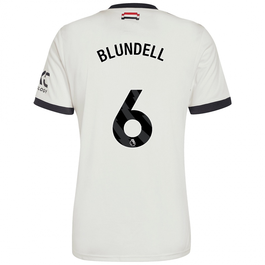 Hombre Camiseta Hannah Blundell #6 Blanquecino Equipación Tercera 2024/25 La Camisa México