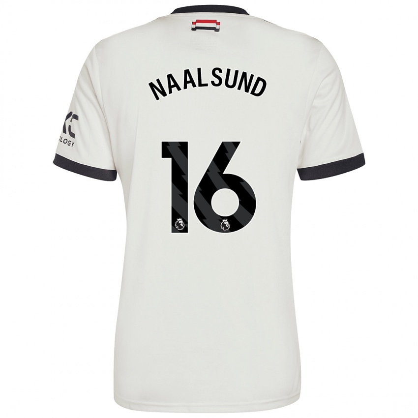 Hombre Camiseta Lisa Naalsund #16 Blanquecino Equipación Tercera 2024/25 La Camisa México