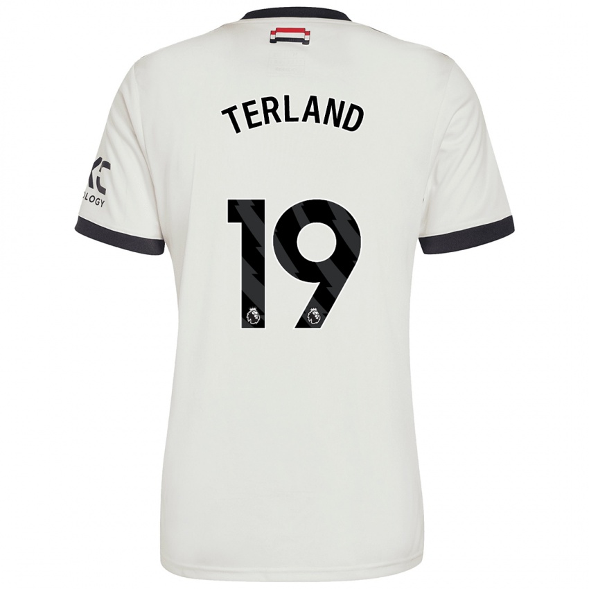 Hombre Camiseta Elisabeth Terland #19 Blanquecino Equipación Tercera 2024/25 La Camisa México