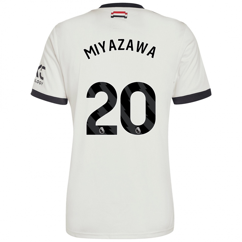 Hombre Camiseta Hinata Miyazawa #20 Blanquecino Equipación Tercera 2024/25 La Camisa México