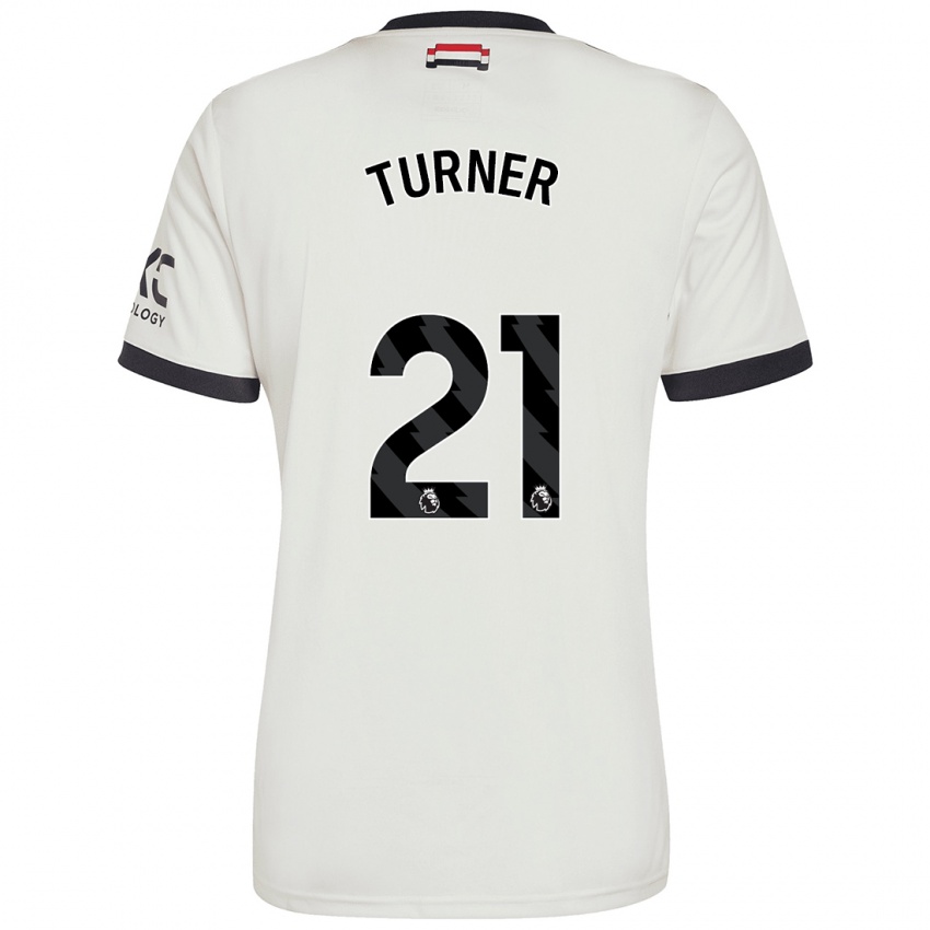 Hombre Camiseta Millie Turner #21 Blanquecino Equipación Tercera 2024/25 La Camisa México