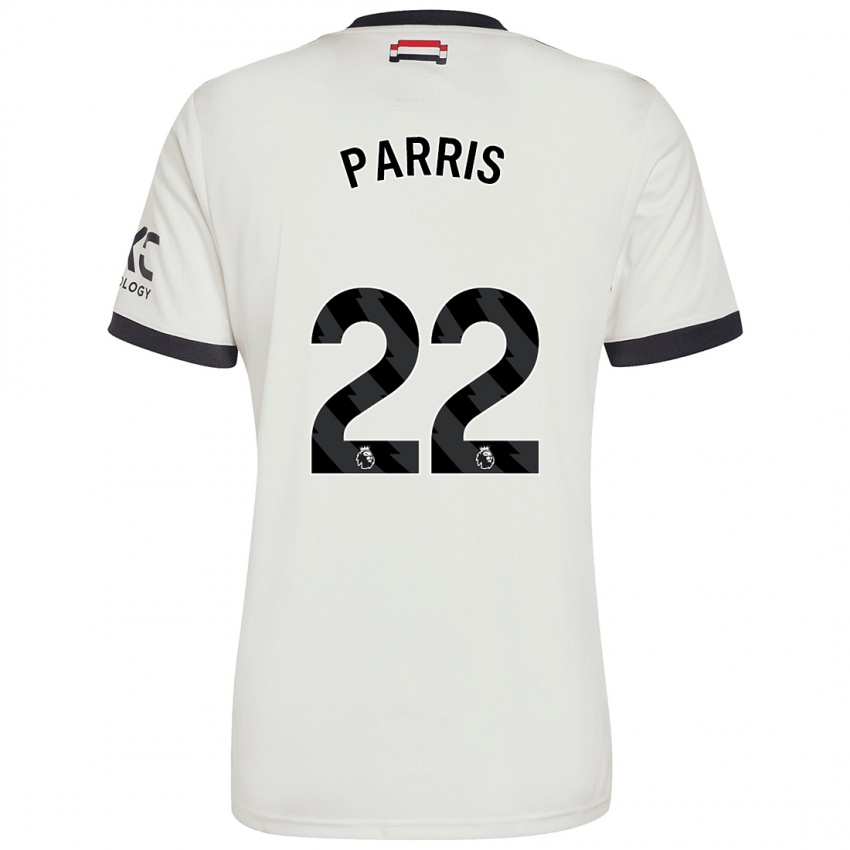 Hombre Camiseta Nikita Parris #22 Blanquecino Equipación Tercera 2024/25 La Camisa México