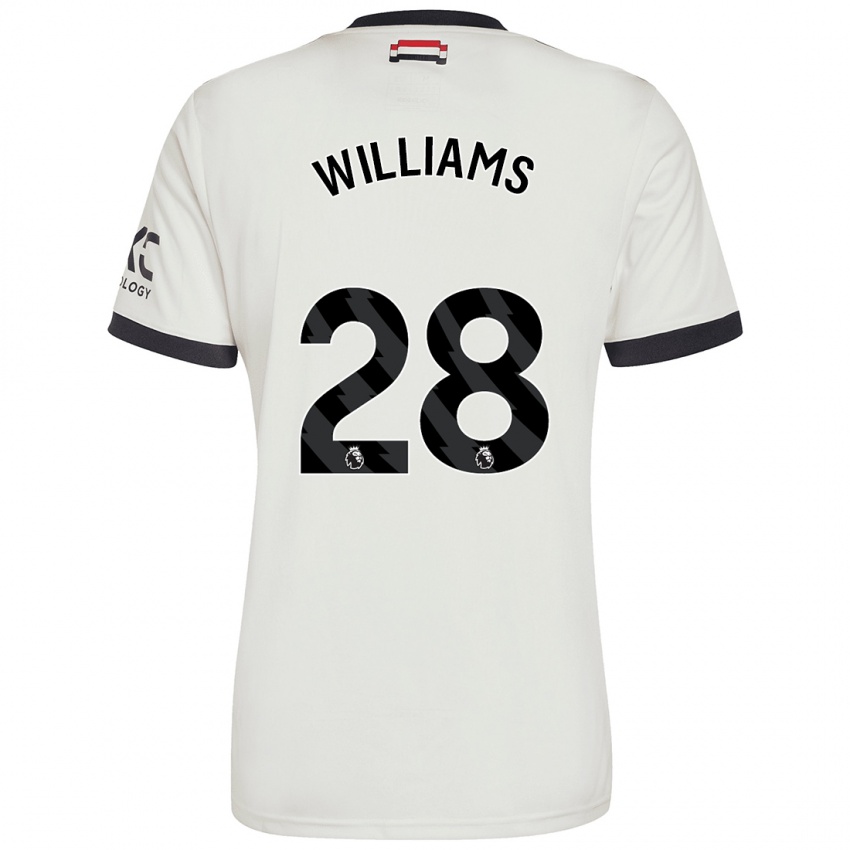 Hombre Camiseta Rachel Williams #28 Blanquecino Equipación Tercera 2024/25 La Camisa México