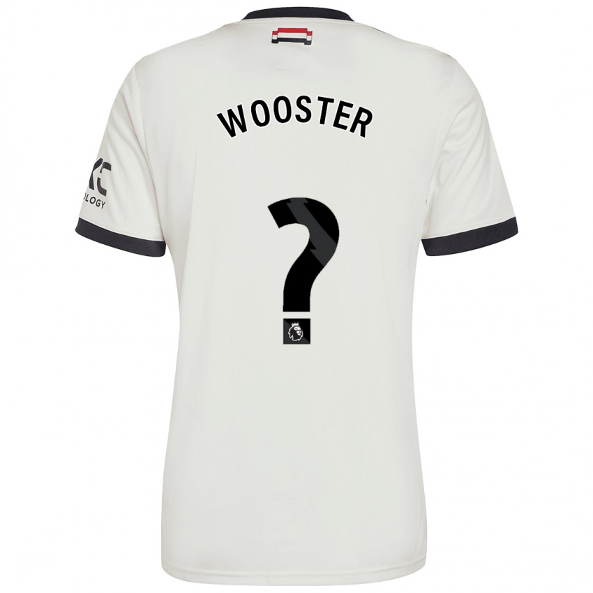 Hombre Camiseta Tom Wooster #0 Blanquecino Equipación Tercera 2024/25 La Camisa México