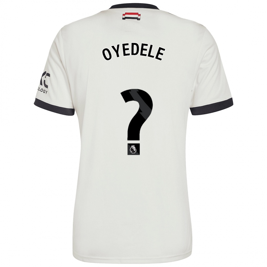 Hombre Camiseta Maxi Oyedele #0 Blanquecino Equipación Tercera 2024/25 La Camisa México