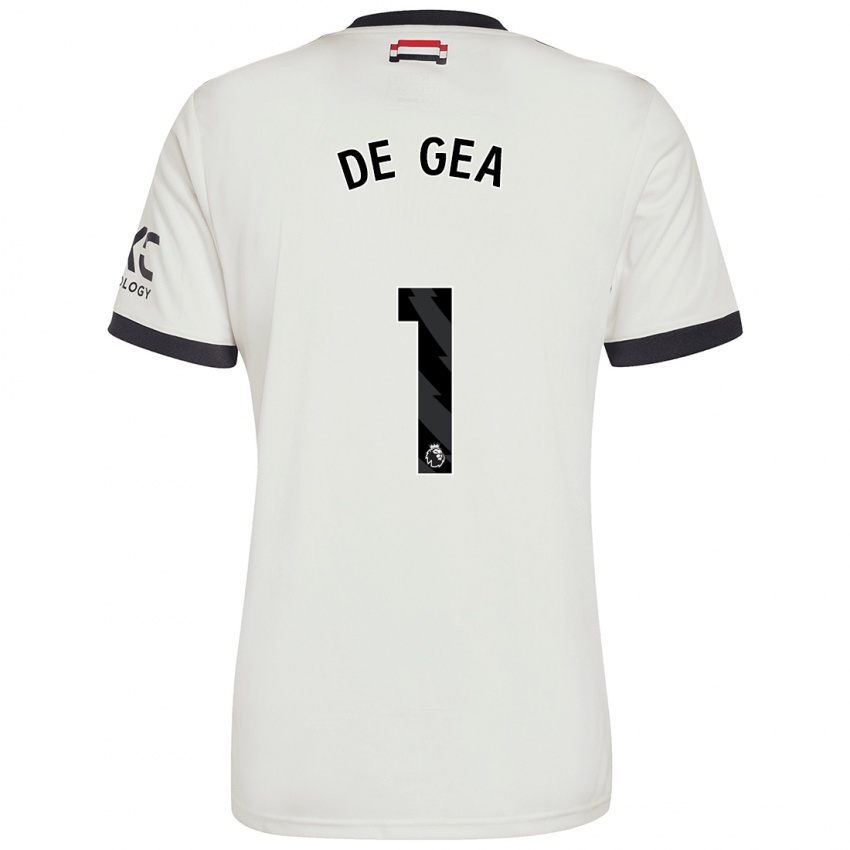 Hombre Camiseta David De Gea #1 Blanquecino Equipación Tercera 2024/25 La Camisa México