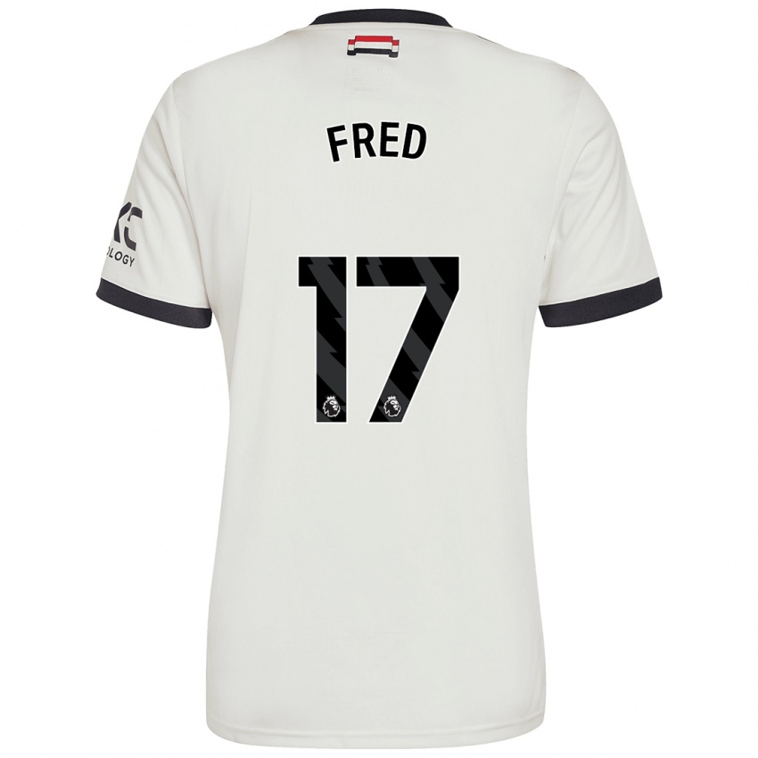 Hombre Camiseta Fred #17 Blanquecino Equipación Tercera 2024/25 La Camisa México