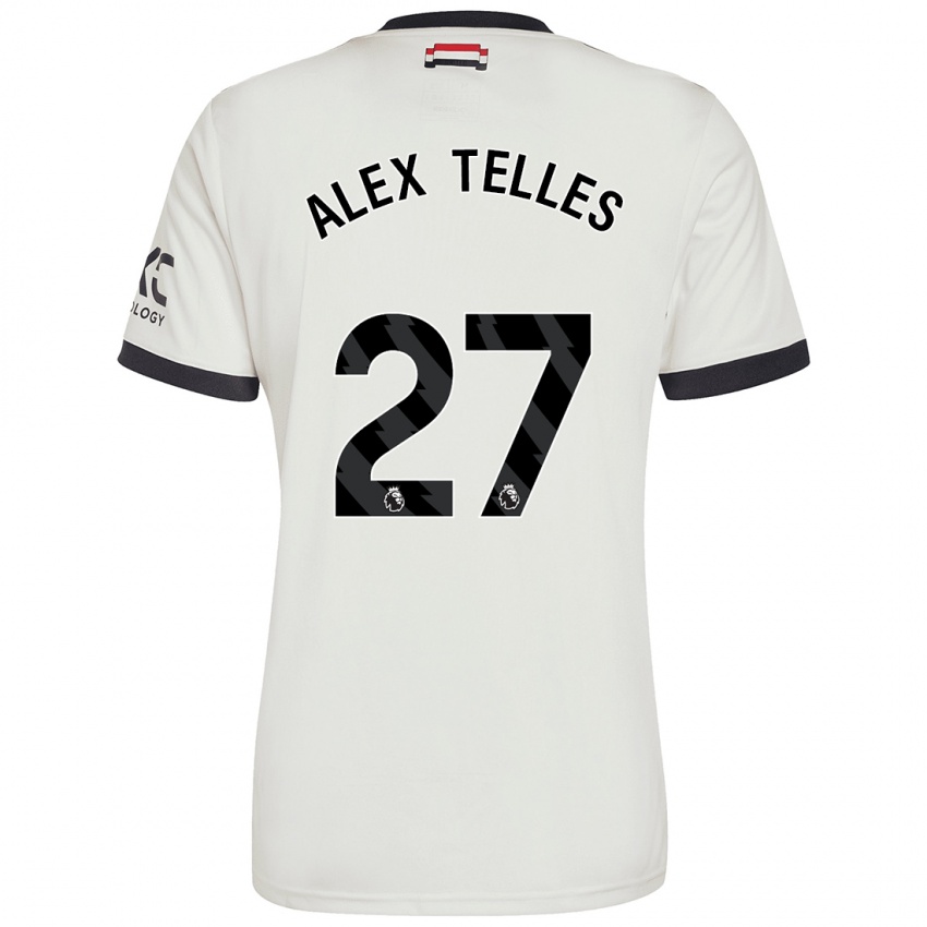 Hombre Camiseta Alex Nicolao Telles #27 Blanquecino Equipación Tercera 2024/25 La Camisa México