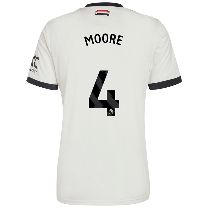 Hombre Camiseta Jade Moore #4 Blanquecino Equipación Tercera 2024/25 La Camisa México