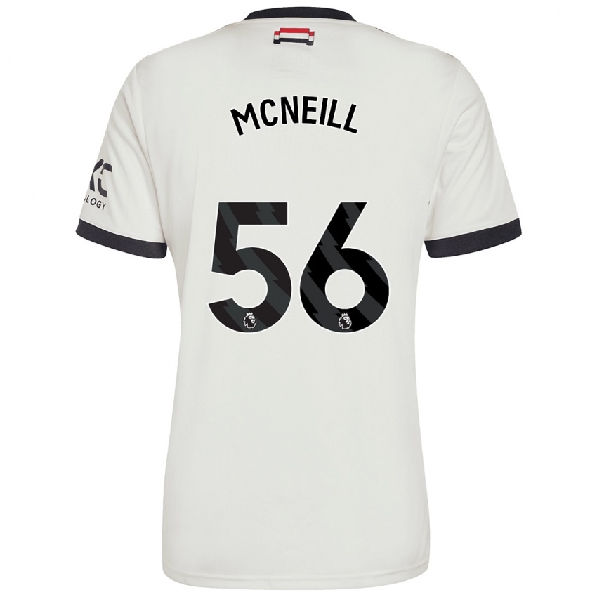 Hombre Camiseta Charlie Mcneill #56 Blanquecino Equipación Tercera 2024/25 La Camisa México