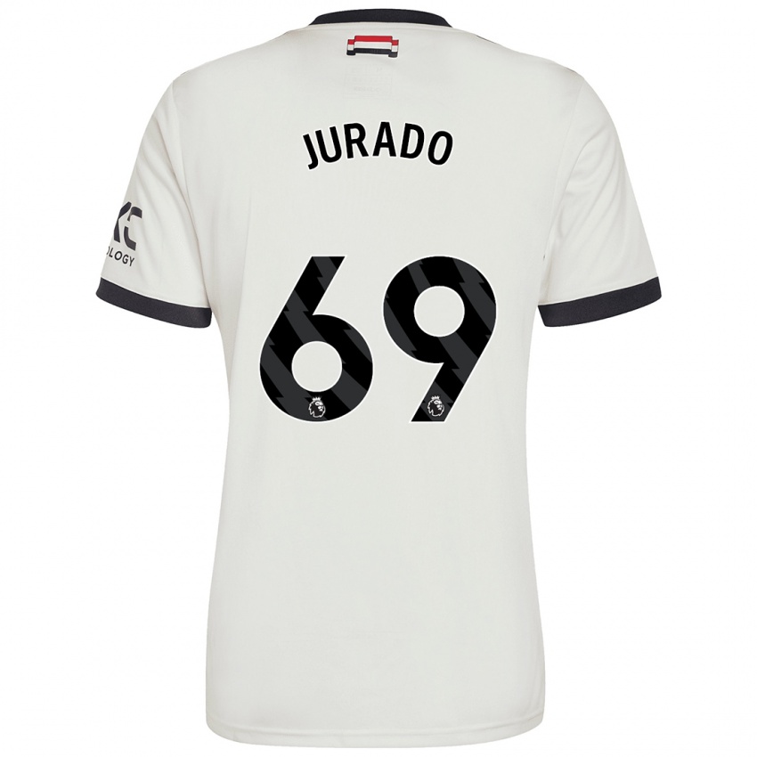 Hombre Camiseta Marc Jurado #69 Blanquecino Equipación Tercera 2024/25 La Camisa México