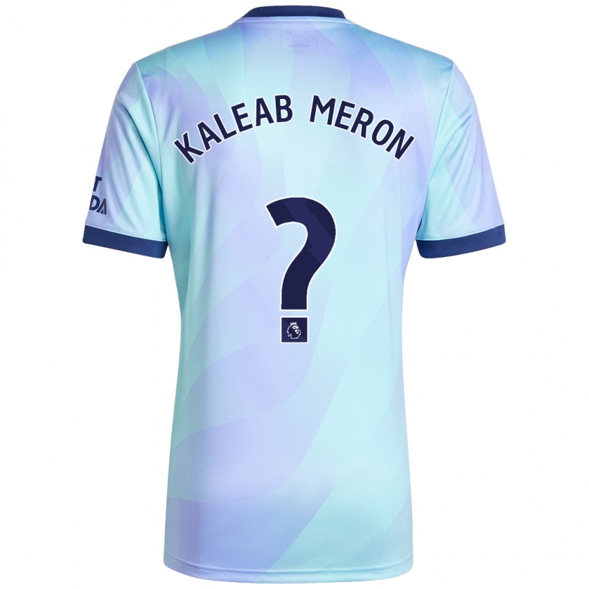 Hombre Camiseta Kaleab Meron #0 Agua Equipación Tercera 2024/25 La Camisa México