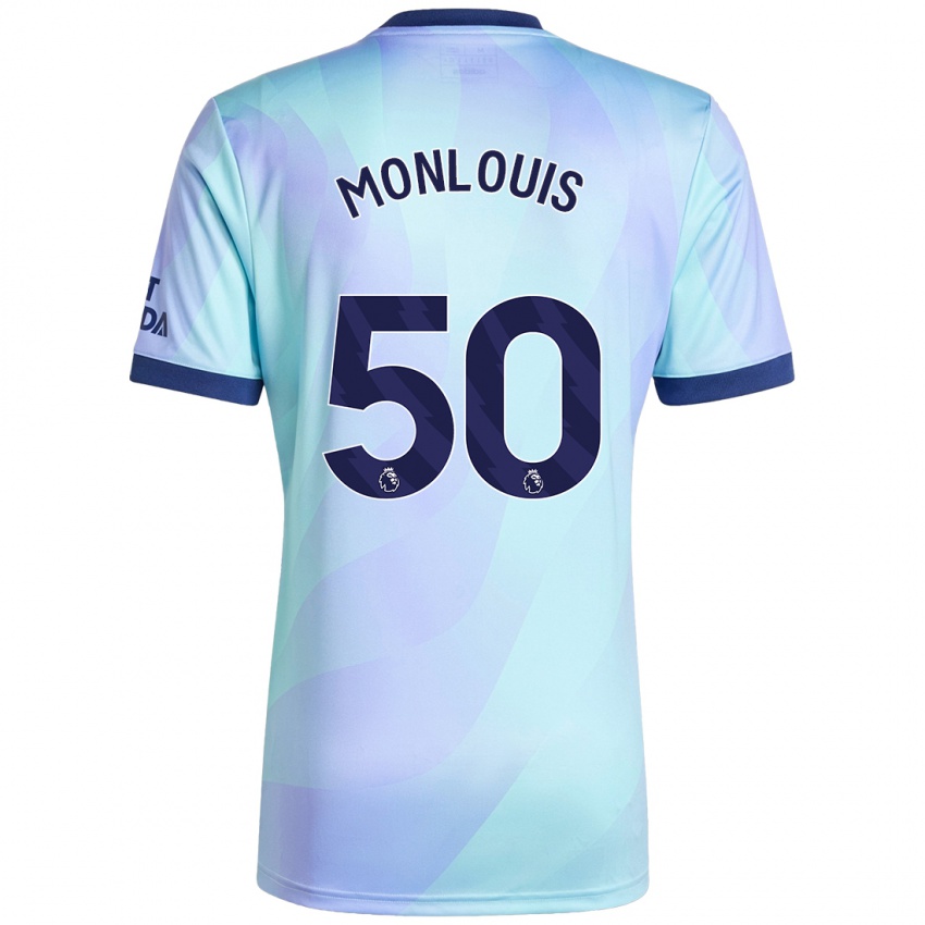 Hombre Camiseta Zane Monlouis #50 Agua Equipación Tercera 2024/25 La Camisa México