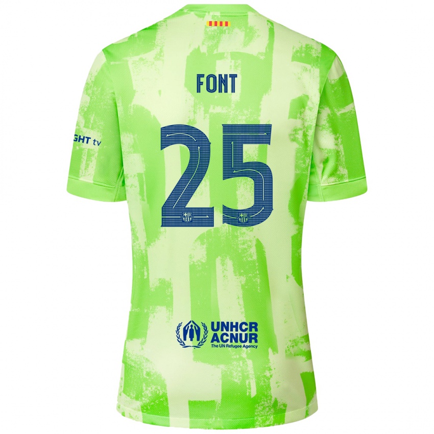 Hombre Camiseta Gemma Font #25 Lima Equipación Tercera 2024/25 La Camisa México