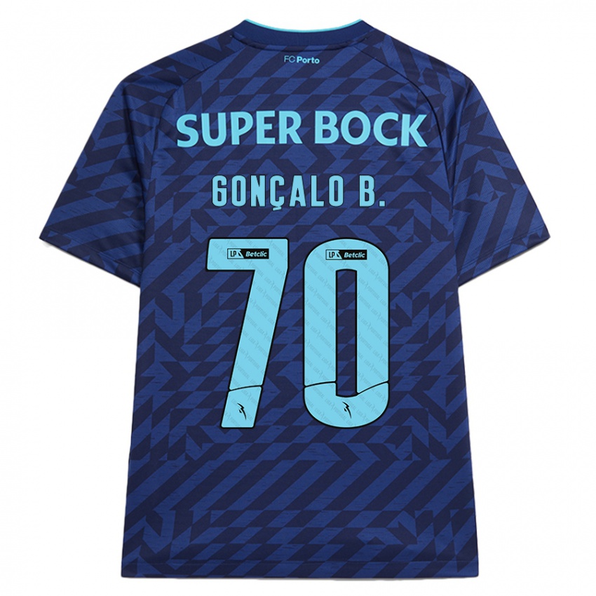 Hombre Camiseta Gonçalo Borges #70 Azul Marino Equipación Tercera 2024/25 La Camisa México