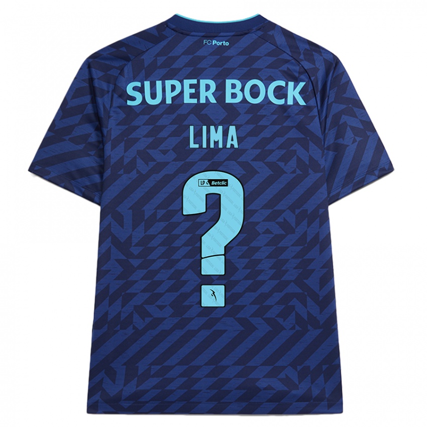 Hombre Camiseta Bernardo Lima #0 Azul Marino Equipación Tercera 2024/25 La Camisa México