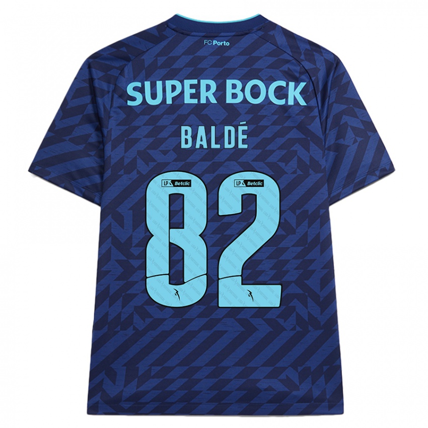 Hombre Camiseta Alfa Baldé #82 Azul Marino Equipación Tercera 2024/25 La Camisa México