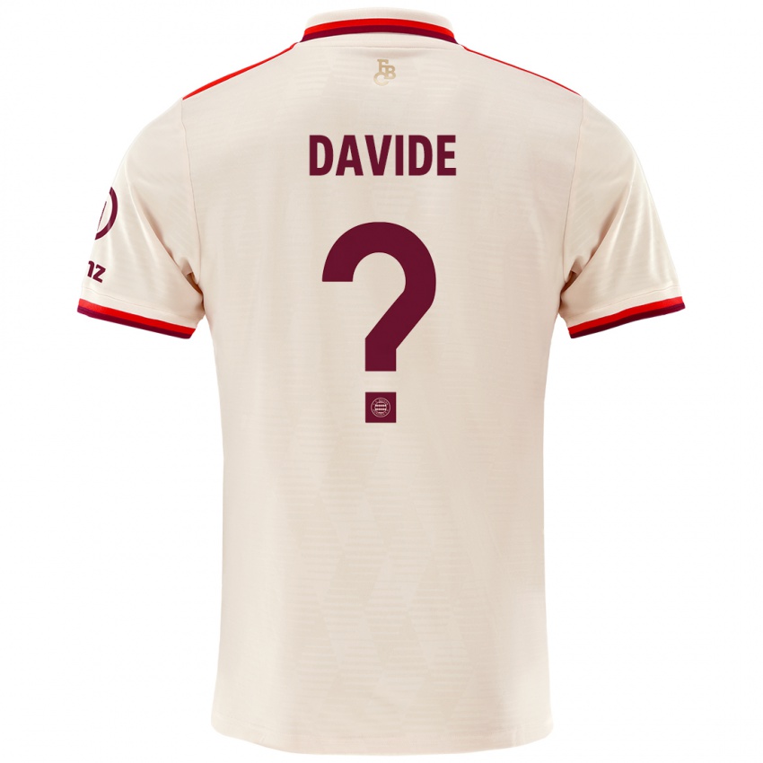 Hombre Camiseta Davide Dell'erba #0 Lino Equipación Tercera 2024/25 La Camisa México