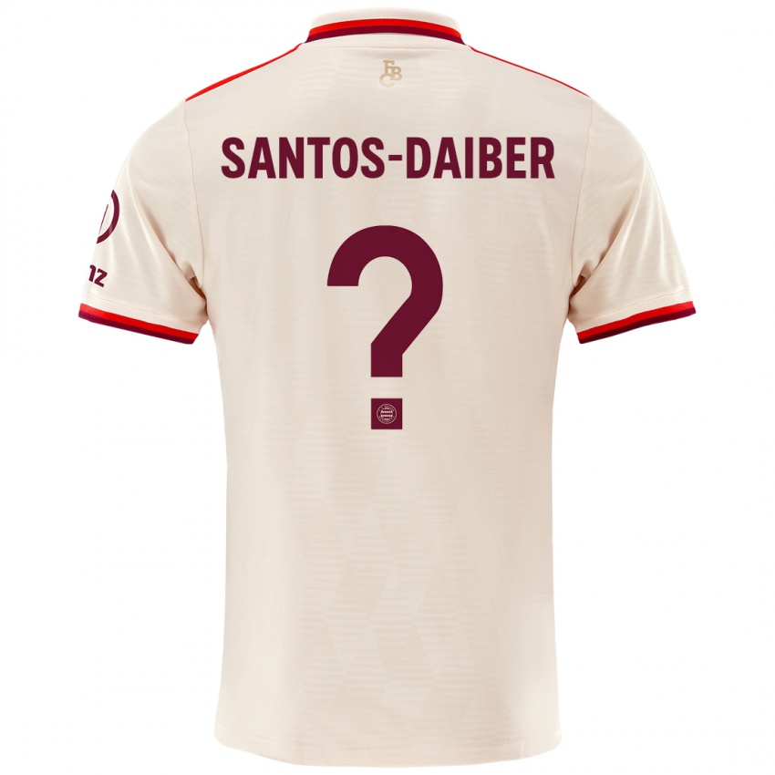 Hombre Camiseta David Santos-Daiber #0 Lino Equipación Tercera 2024/25 La Camisa México