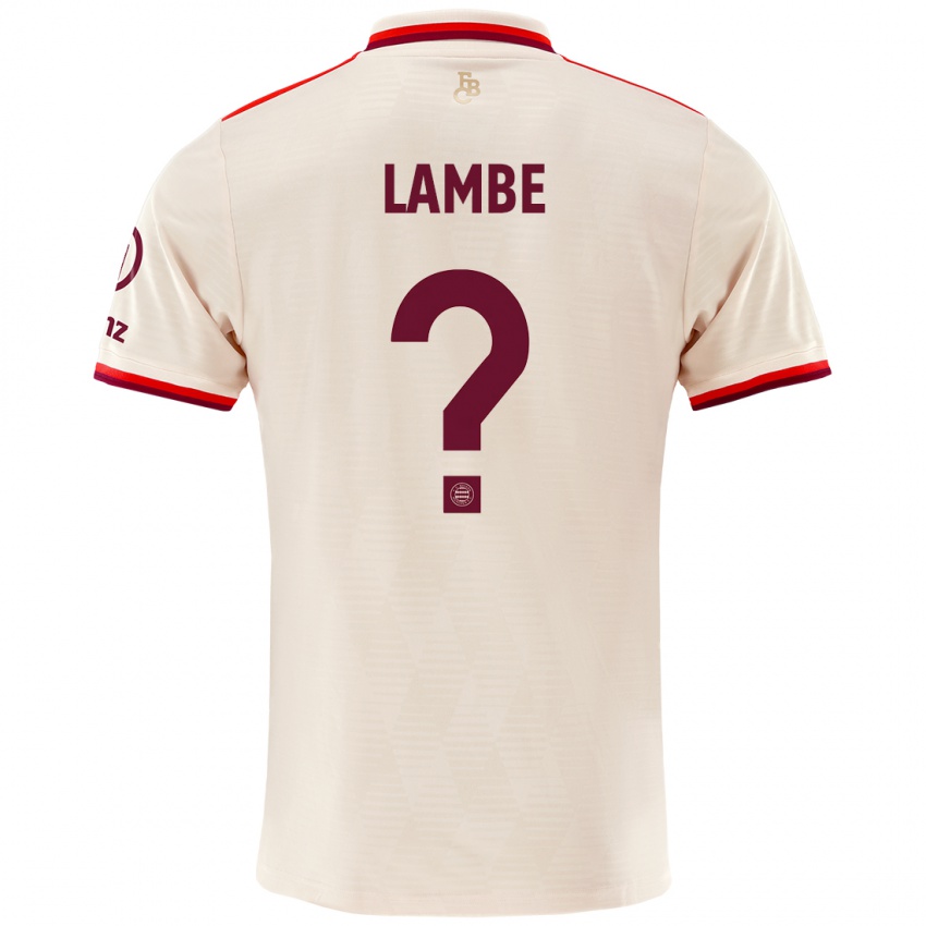 Hombre Camiseta Allen Lambe #0 Lino Equipación Tercera 2024/25 La Camisa México