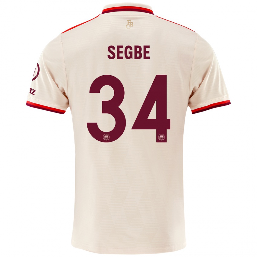 Hombre Camiseta Désiré Sègbè #34 Lino Equipación Tercera 2024/25 La Camisa México