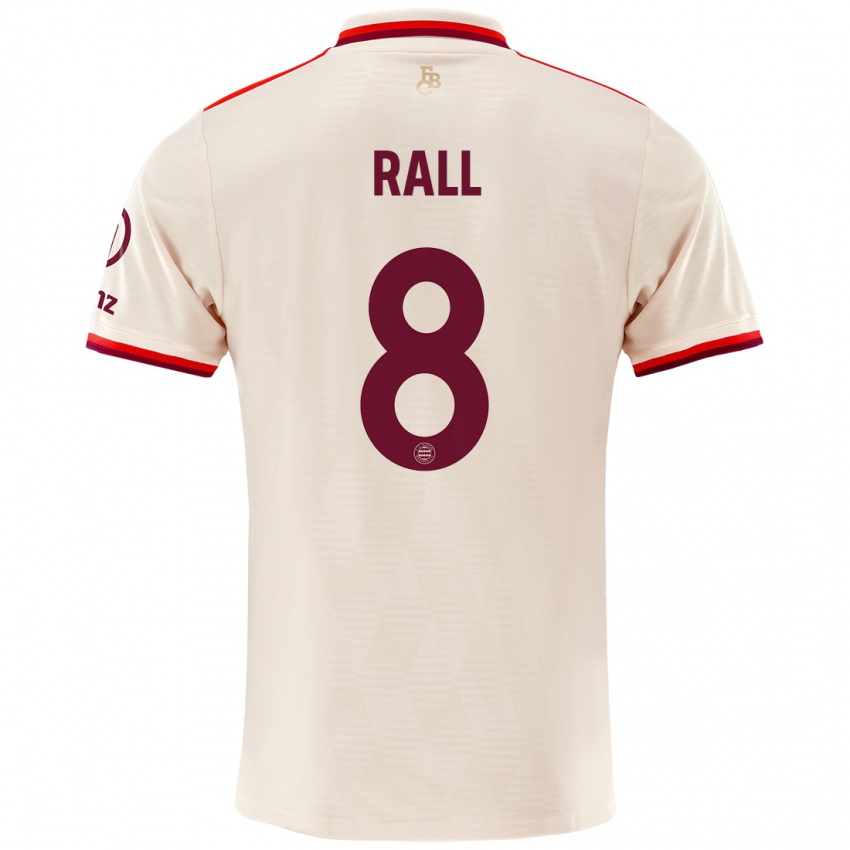 Hombre Camiseta Maximiliane Rall #8 Lino Equipación Tercera 2024/25 La Camisa México