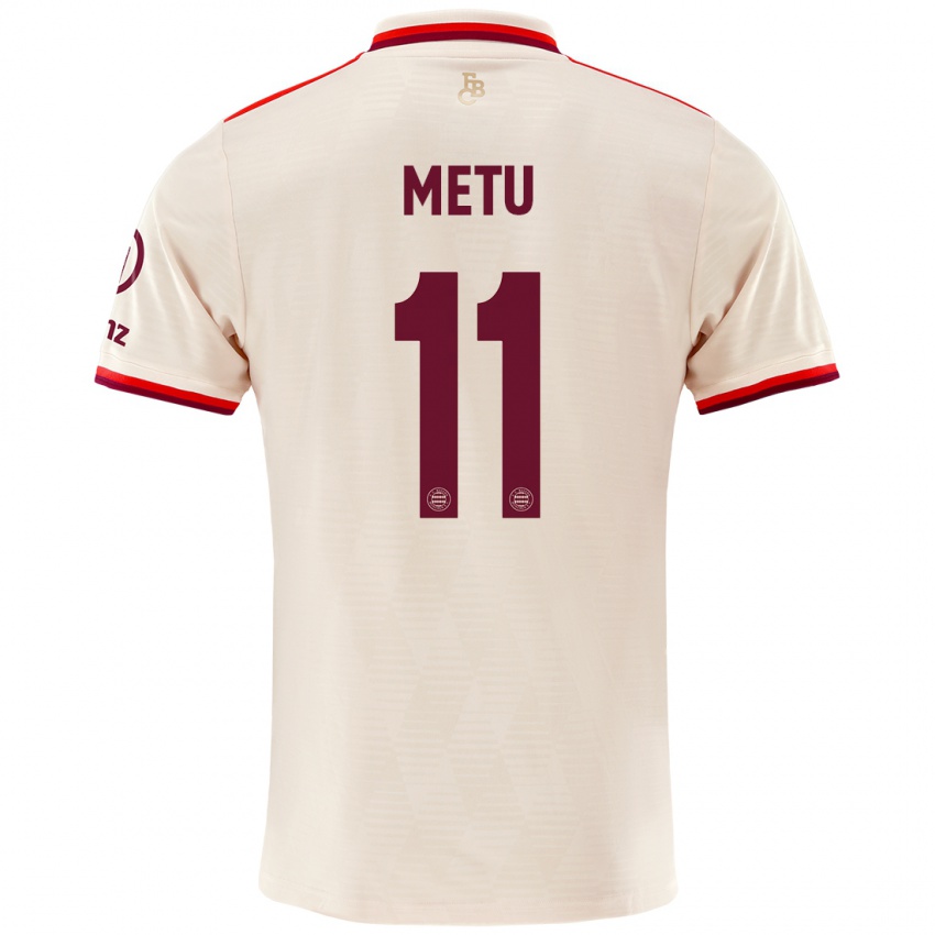 Hombre Camiseta Emilian Metu #11 Lino Equipación Tercera 2024/25 La Camisa México