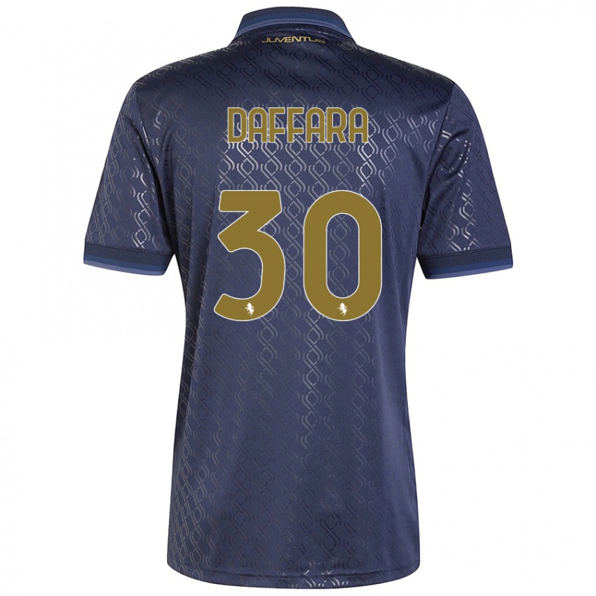 Hombre Camiseta Giovanni Daffara #30 Azul Marino Equipación Tercera 2024/25 La Camisa México