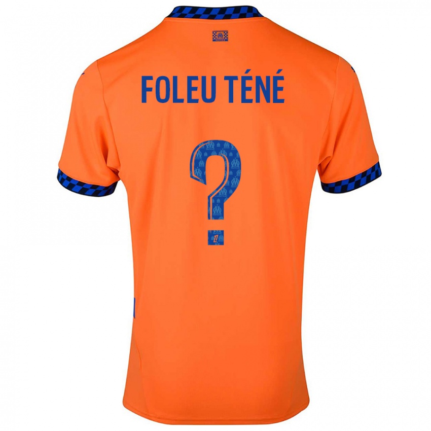 Hombre Camiseta Krys Foleu Téné #0 Naranja Azul Oscuro Equipación Tercera 2024/25 La Camisa México