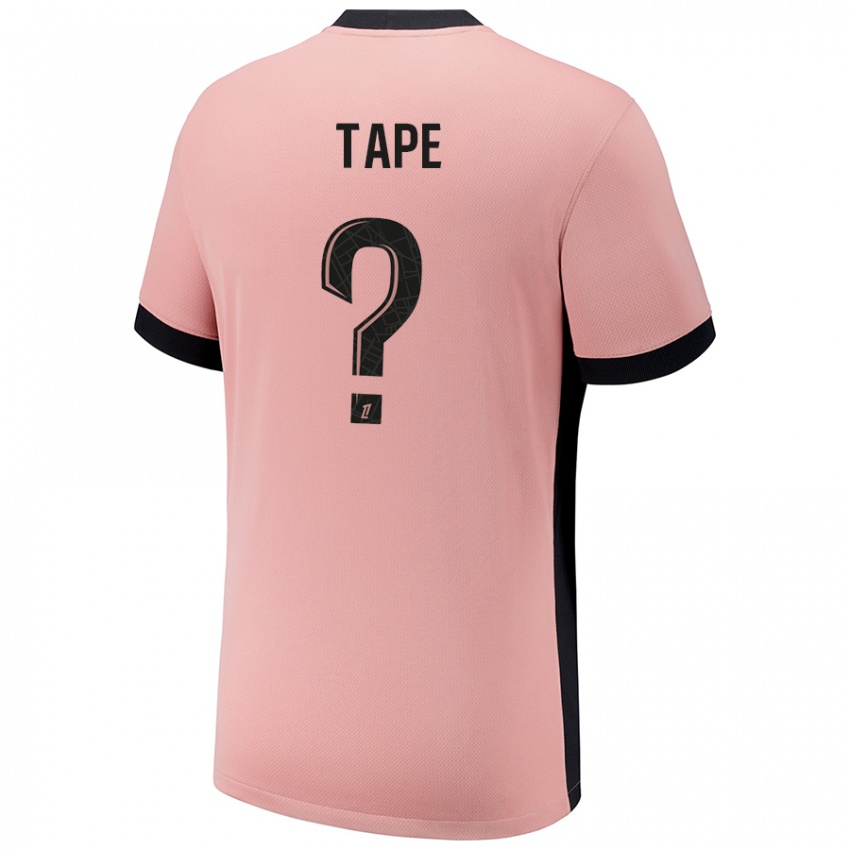 Hombre Camiseta Axel Tape #0 Rosa Óxido Equipación Tercera 2024/25 La Camisa México