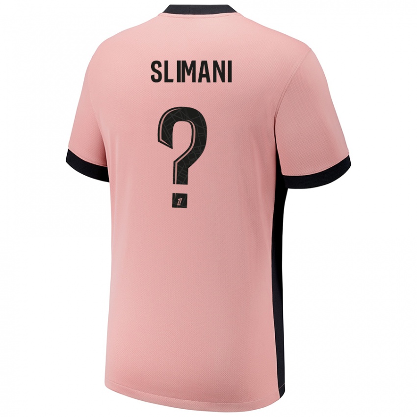 Hombre Camiseta Yacine Slimani #0 Rosa Óxido Equipación Tercera 2024/25 La Camisa México