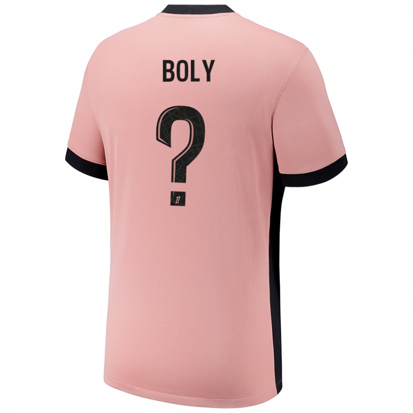 Hombre Camiseta David Boly #0 Rosa Óxido Equipación Tercera 2024/25 La Camisa México