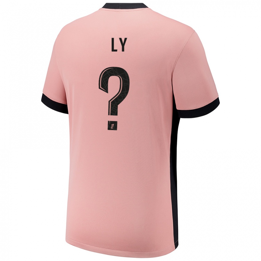 Hombre Camiseta Elijah Ly #0 Rosa Óxido Equipación Tercera 2024/25 La Camisa México