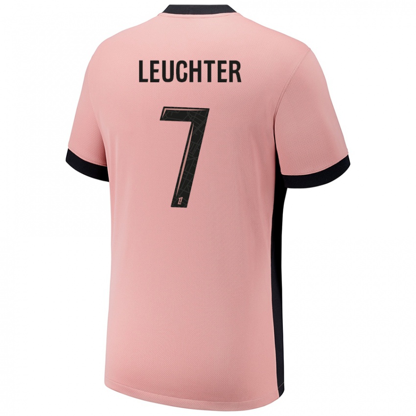 Hombre Camiseta Romée Leuchter #7 Rosa Óxido Equipación Tercera 2024/25 La Camisa México