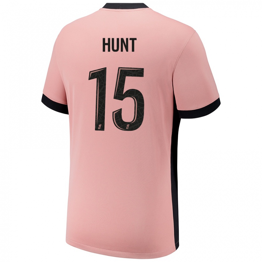 Hombre Camiseta Clare Hunt #15 Rosa Óxido Equipación Tercera 2024/25 La Camisa México