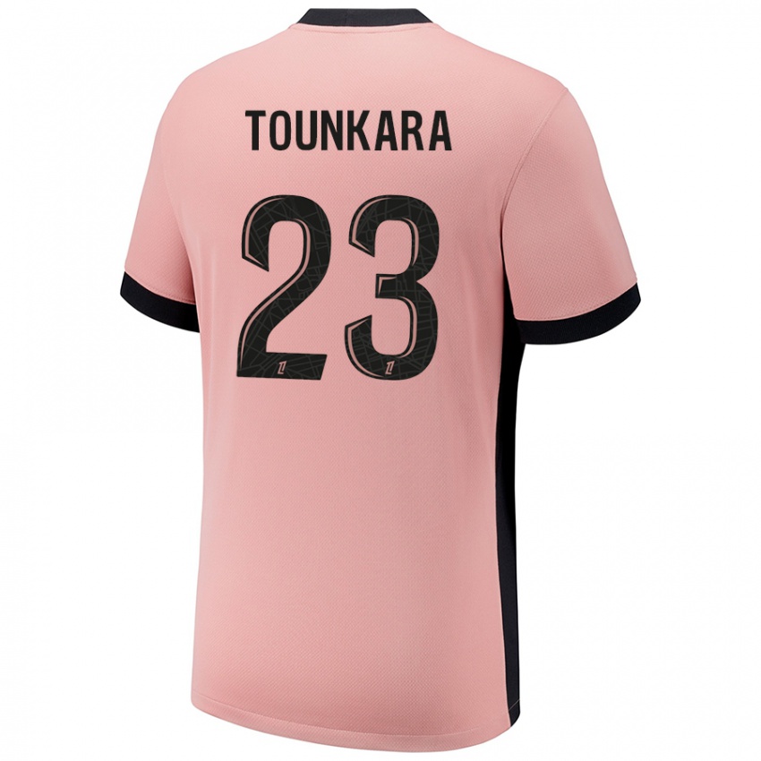 Hombre Camiseta Aïssatou Tounkara #23 Rosa Óxido Equipación Tercera 2024/25 La Camisa México