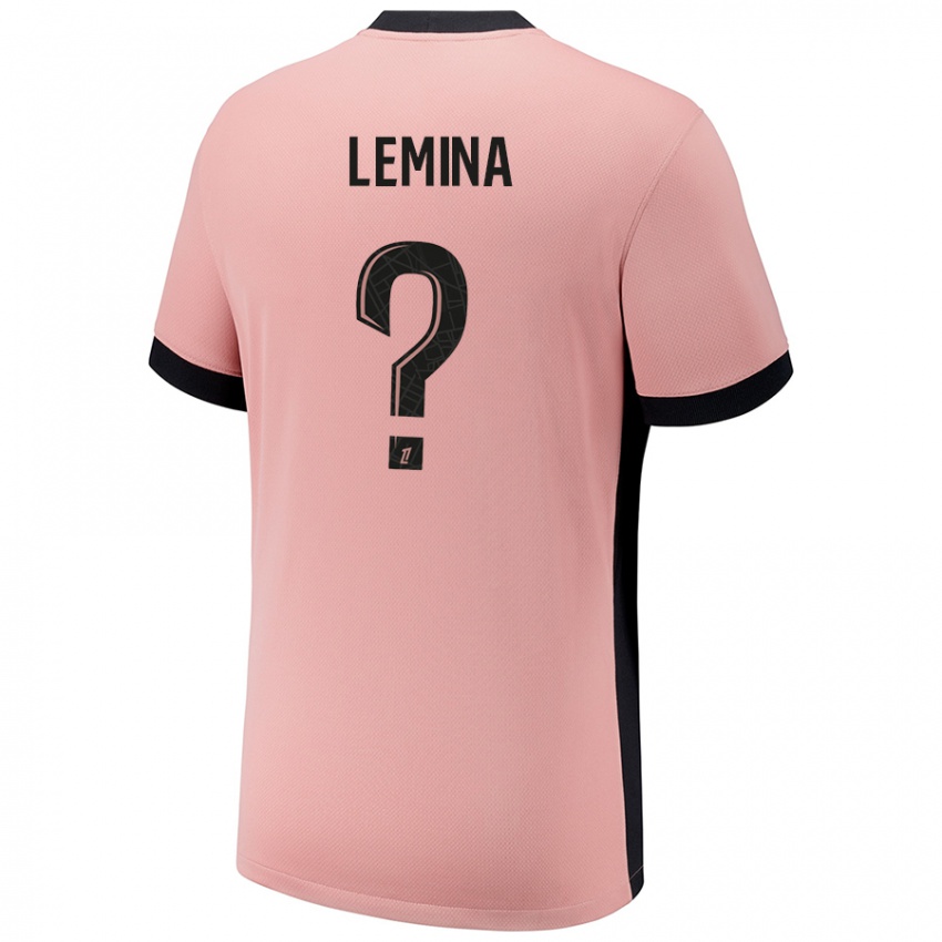 Hombre Camiseta Noha Lemina #0 Rosa Óxido Equipación Tercera 2024/25 La Camisa México