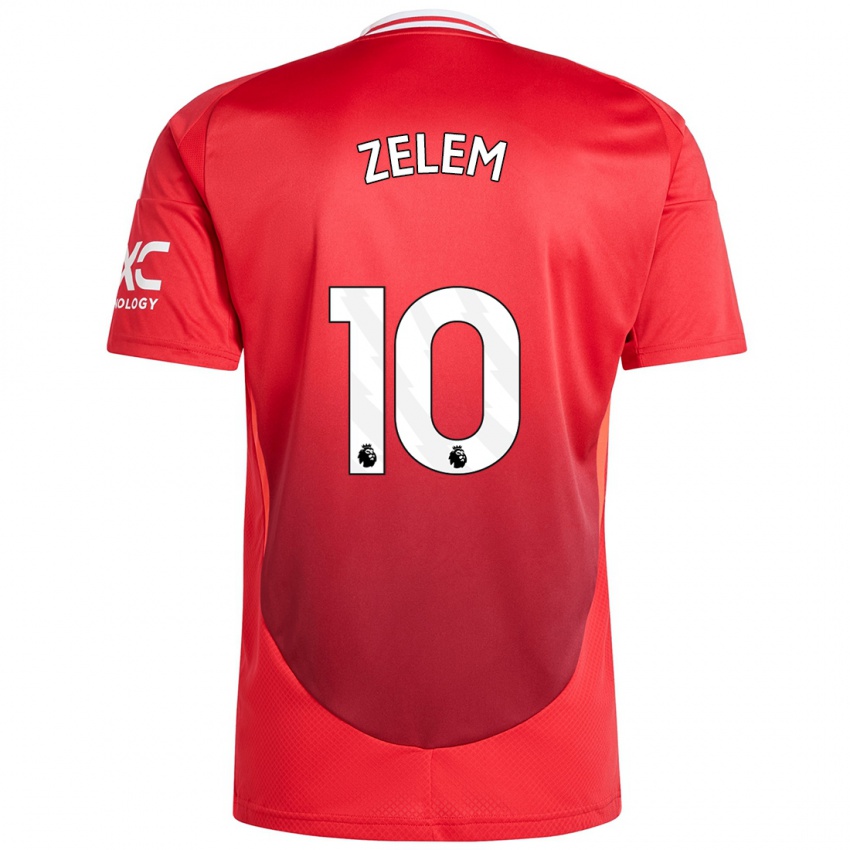 Mujer Camiseta Katie Zelem #10 Rojo Brillante 1ª Equipación 2024/25 La Camisa México