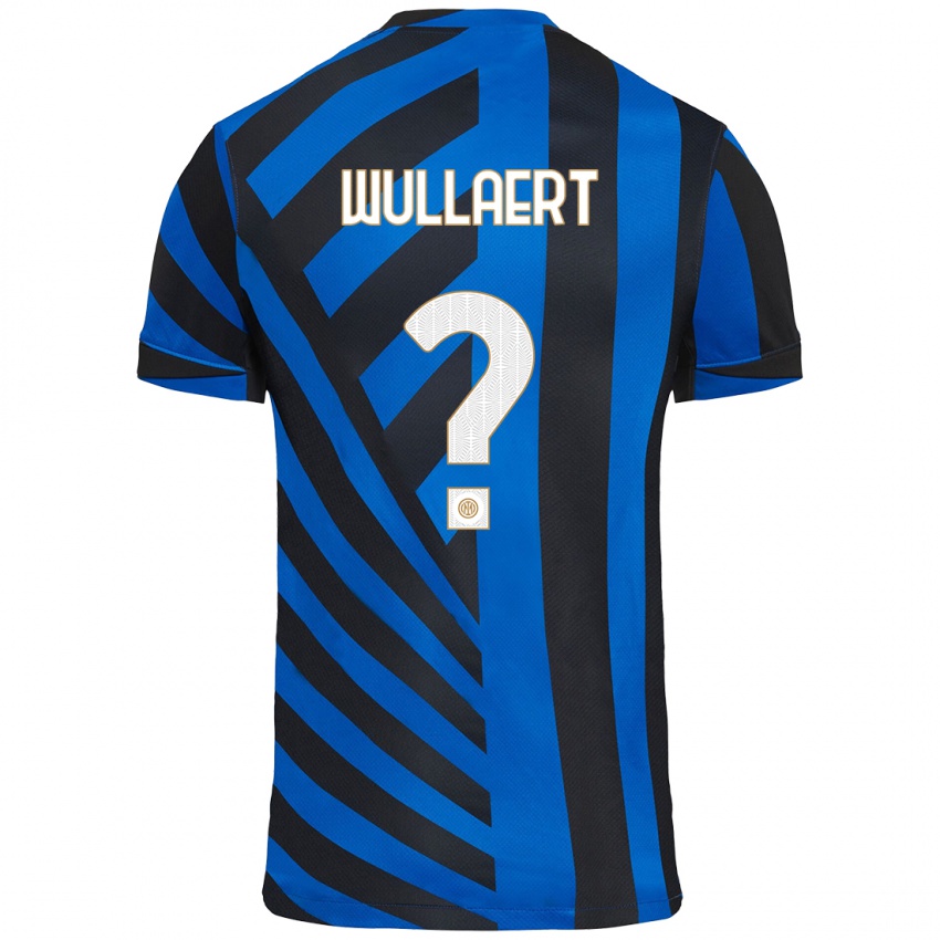 Mujer Camiseta Tessa Wullaert #0 Azul Negro 1ª Equipación 2024/25 La Camisa México