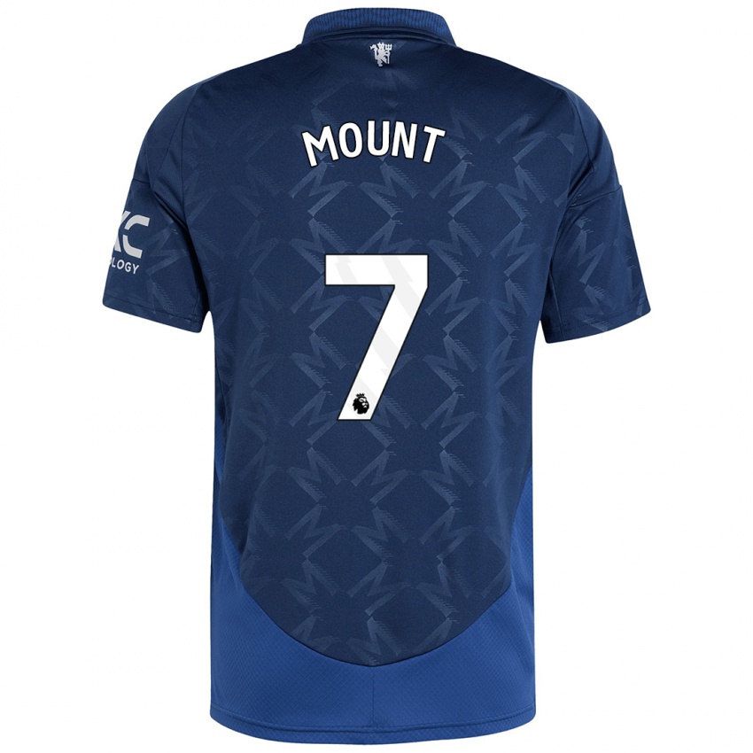 Mujer Camiseta Mason Mount #7 Índigo 2ª Equipación 2024/25 La Camisa México