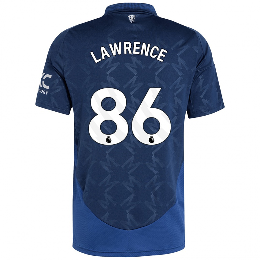 Mujer Camiseta Marcus Lawrence #86 Índigo 2ª Equipación 2024/25 La Camisa México