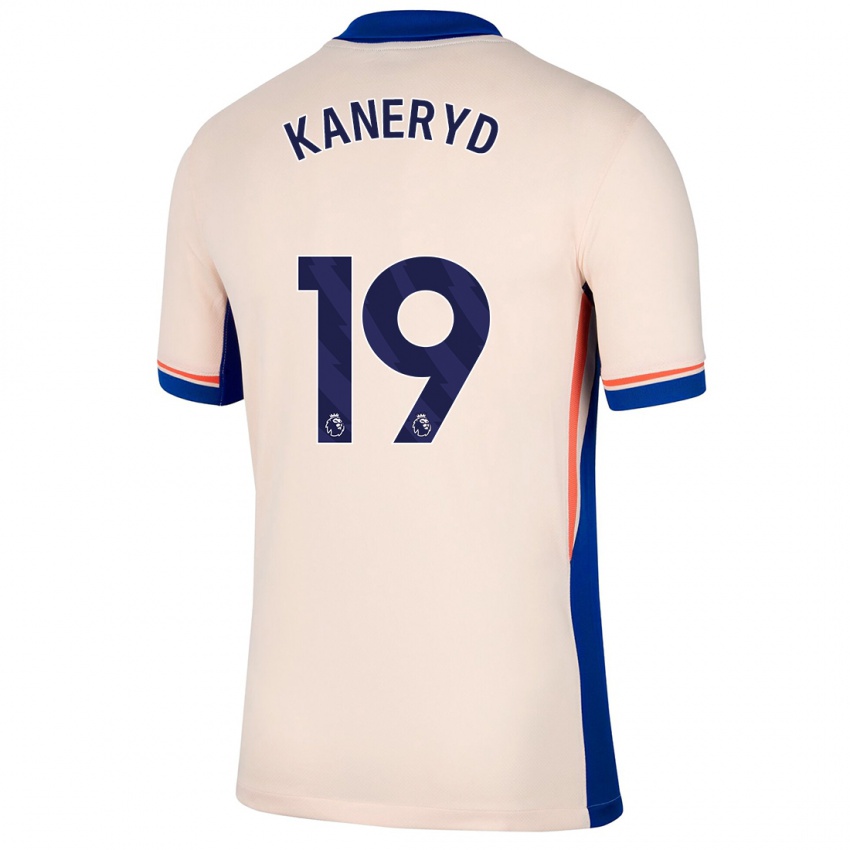 Mujer Camiseta Johanna Rytting Kaneryd #19 Beige Claro 2ª Equipación 2024/25 La Camisa México