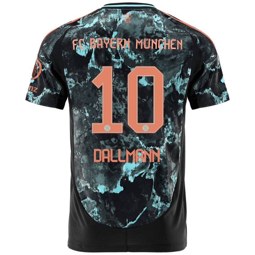 Mujer Camiseta Linda Dallmann #10 Negro 2ª Equipación 2024/25 La Camisa México