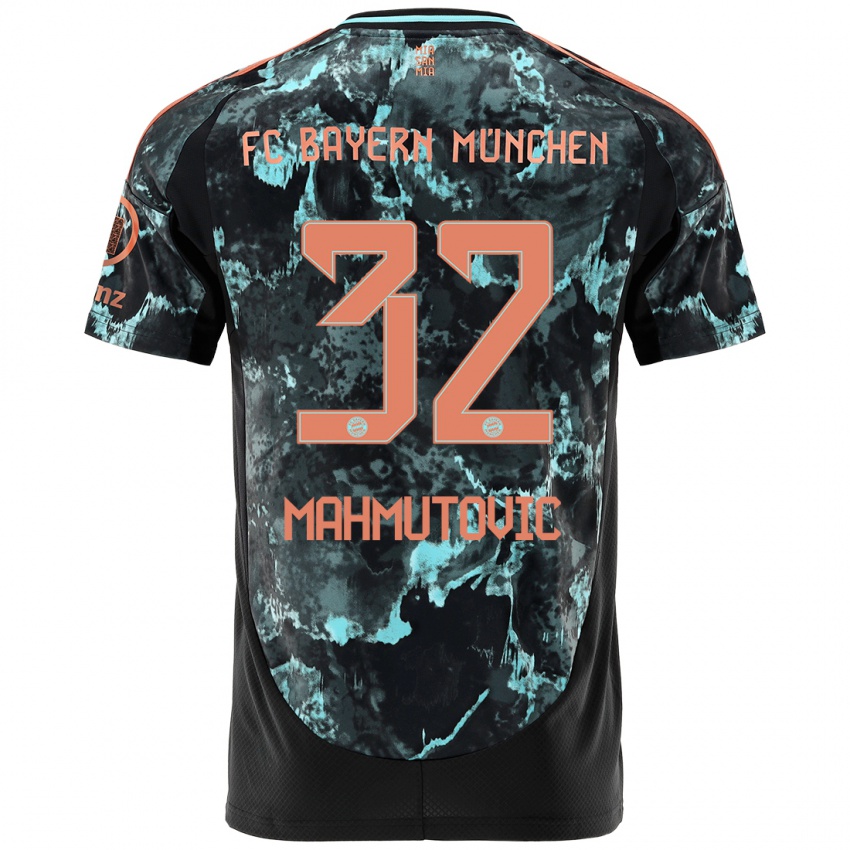 Mujer Camiseta Ena Mahmutovic #32 Negro 2ª Equipación 2024/25 La Camisa México