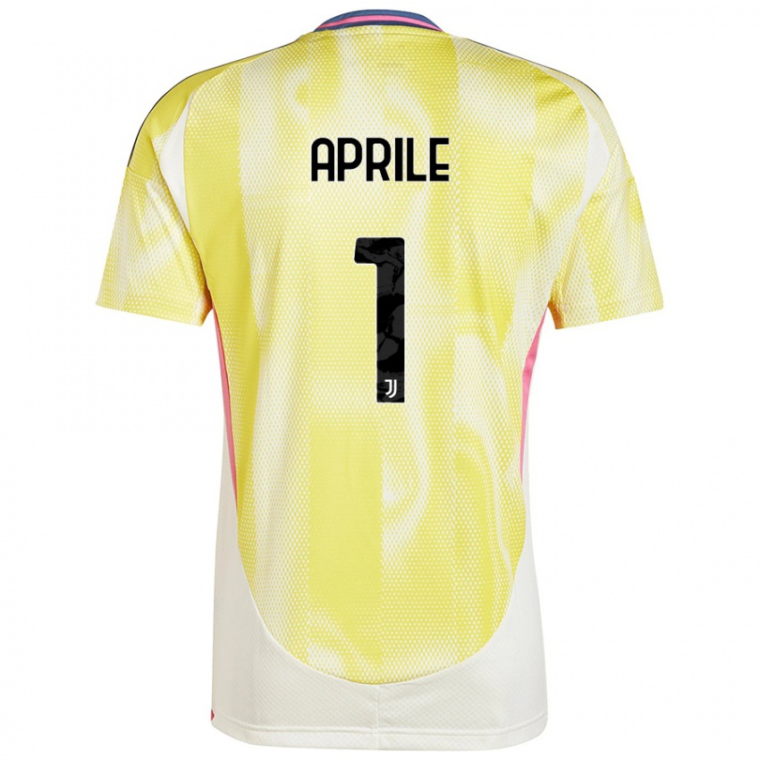 Mujer Camiseta Roberta Aprile #1 Amarillo Solar 2ª Equipación 2024/25 La Camisa México