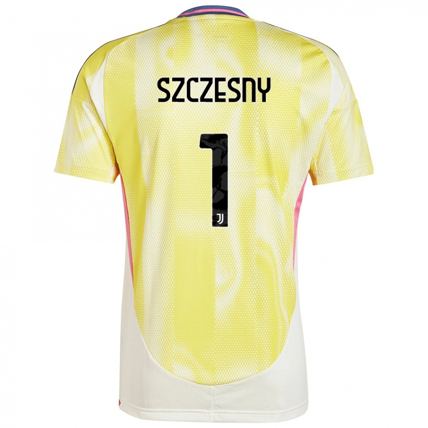 Mujer Camiseta Wojciech Szczesny #1 Amarillo Solar 2ª Equipación 2024/25 La Camisa México