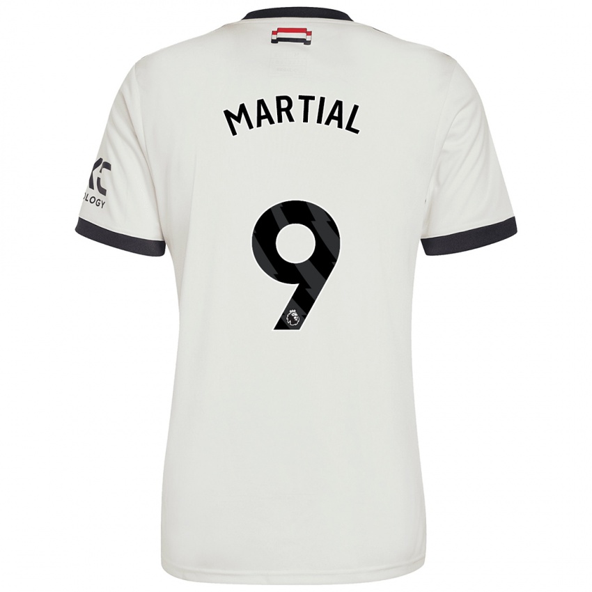 Mujer Camiseta Anthony Martial #9 Blanquecino Equipación Tercera 2024/25 La Camisa México