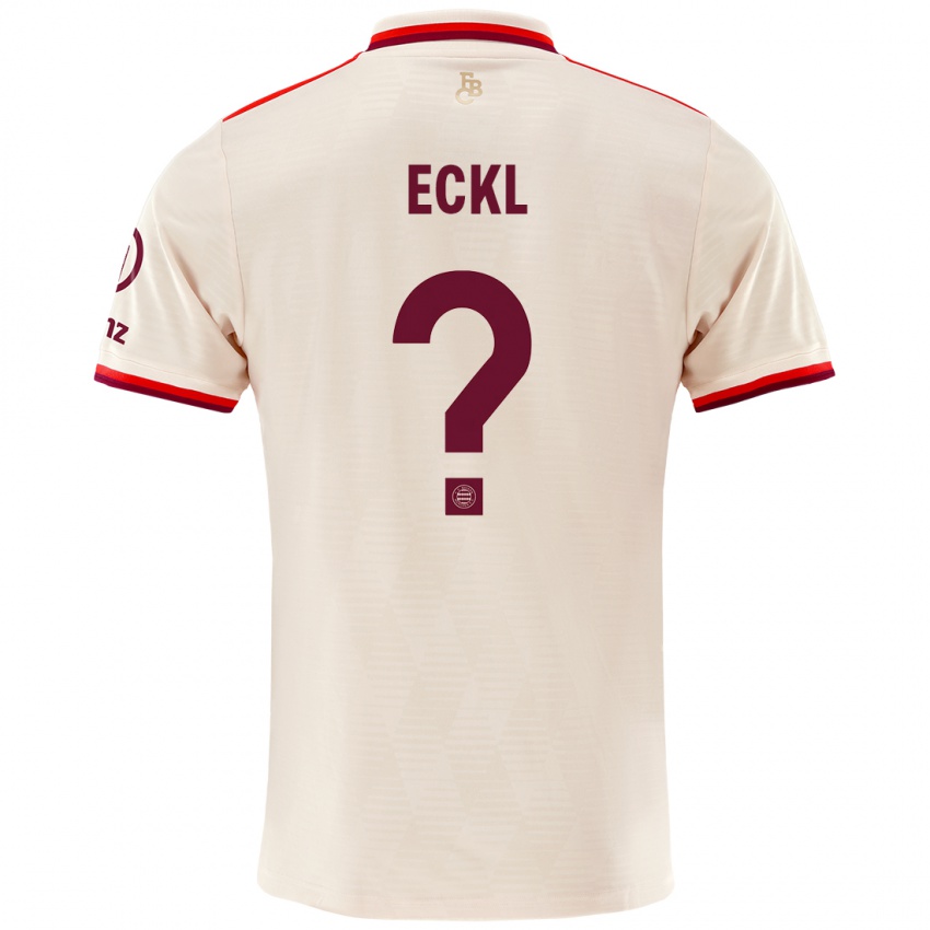 Mujer Camiseta Jason Eckl #0 Lino Equipación Tercera 2024/25 La Camisa México